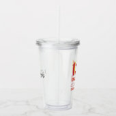 Personalisiert 13.1 Marathon Laufferngrün Acryltrinkbecher (Rechts)