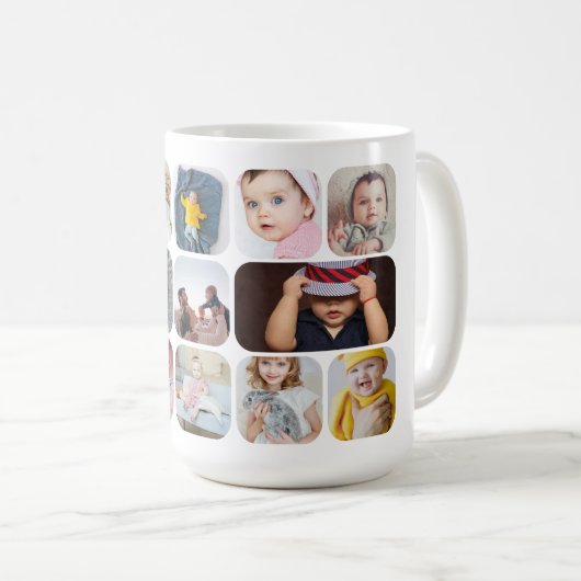 Personalisiert 13 Foto Kaffeetasse (VorderseiteRechts)