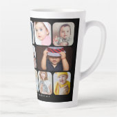 Personalisiert 13 Fotos und Text Milchtasse (Rechts)