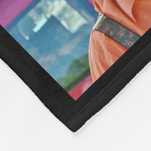 Personalisiert 14 FotoCollage Fleecedecke (Ecke)