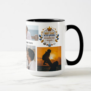 Personalisiert 15 oz Blue & Gold Edition Tasse