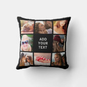 Personalisiert 16 Fotomaterial Kissen (Rückseite)