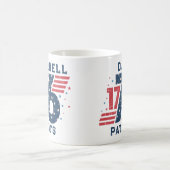 Personalisiert 1776, Unabhängigkeitstag, 4. Juli Kaffeetasse (Mittel)