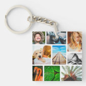 Personalisiert 18 Fotomaterial Vorlage Gerahmt Schlüsselanhänger (Vorderseite)