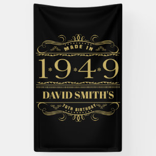 Personalisiert 1949 70. Geburtstag Banner