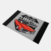 Personalisiert 1966 Konvertible Classic Car Garage Fußmatte (Schrägansicht)