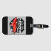 Personalisiert 1966 Konvertible Classic Car Garage Gepäckanhänger (Vorderseite (Horizontal))