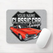 Personalisiert 1966 Konvertible Classic Car Garage Mousepad (Mit Mouse)