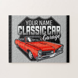 Personalisiert 1966 Konvertible Classic Car Garage Puzzle