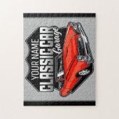 Personalisiert 1966 Konvertible Classic Car Garage Puzzle (Vertikal)