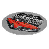 Personalisiert 1966 Konvertible Classic Car Garage Schneidebrett (Ecke)