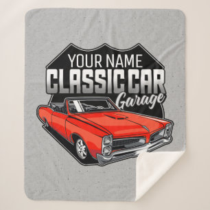 Personalisiert 1966 Konvertible Classic Car Garage Sherpadecke