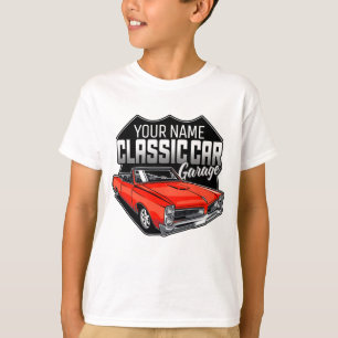 Personalisiert 1966 Konvertible Classic Car Garage T-Shirt