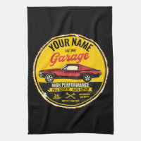 Personalisiert 1967 Fastback Red Classic Car Garag