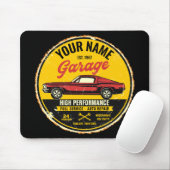 Personalisiert 1967 Fastback Red Classic Car Garag Mousepad (Mit Mouse)
