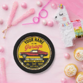 Personalisiert 1967 Fastback Red Classic Car Garag Pappteller (Party)