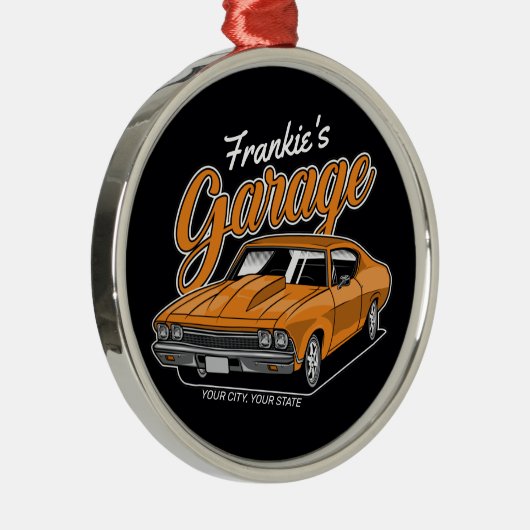 Personalisiert 1968 396 Klassische Muskelkarosse Ornament Aus Metall (Rechts)