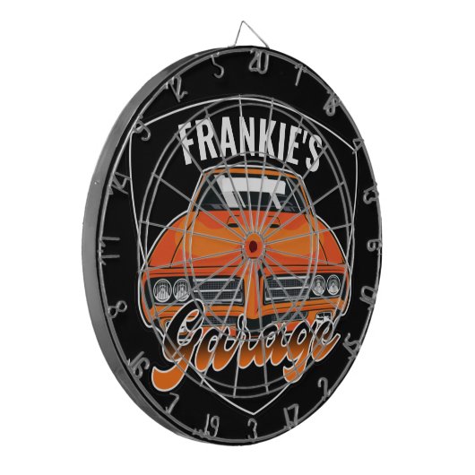 Personalisiert 1969 Ram Air 400 Muscle Car Garage Dartscheibe (Vorderseite Links)