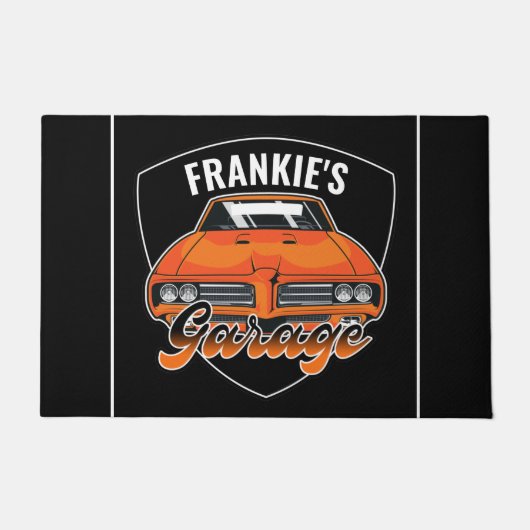 Personalisiert 1969 Ram Air 400 Muscle Car Garage Fußmatte (Vorderseite)
