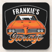 Personalisiert 1969 Ram Air 400 Muscle Car Garage Getränkeuntersetzer (Vorderseite)