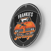 Personalisiert 1969 Ram Air 400 Muscle Car Garage Große Wanduhr (Winkel)