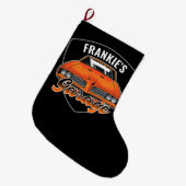 Personalisiert 1969 Ram Air 400 Muscle Car Garage Großer Weihnachtsstrumpf (Vorderansicht (hängend))