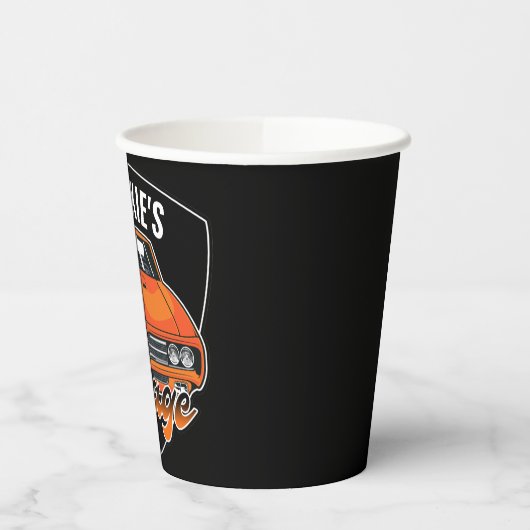 Personalisiert 1969 Ram Air 400 Muscle Car Garage Pappbecher (Links)
