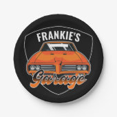 Personalisiert 1969 Ram Air 400 Muscle Car Garage Pappteller (Vorderseite)