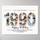 Personalisiert 1999 Geboren etablierte FotoCollage Poster (Vorne)