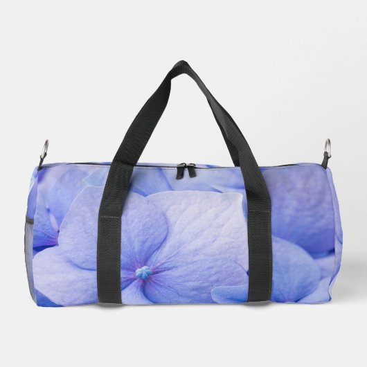 Personalisiert 19" L Duffle Bag - Blue Hydrangea (Rückseite)