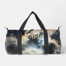 Personalisiert 19" L Duffle Bag - Cloudy Sky