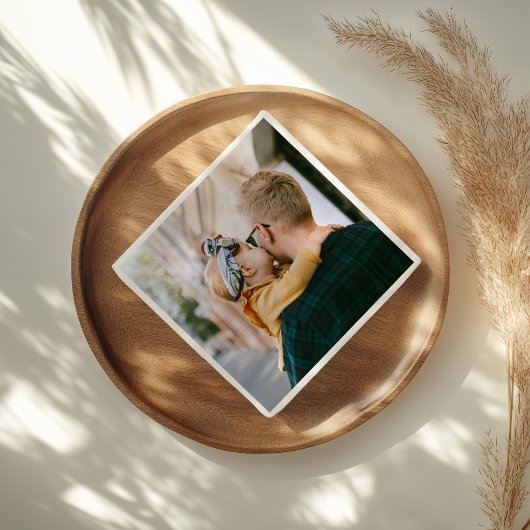 Personalisiert 1 Foto Paper Napkin Serviette