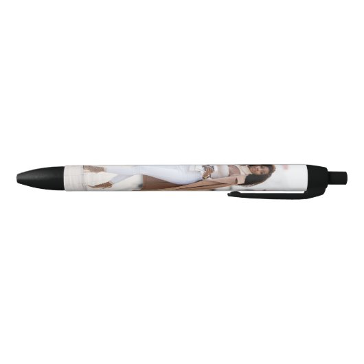 Personalisiert 1 Foto Pen Minimalistische Vorlage Kugelschreiber (Unterseite)