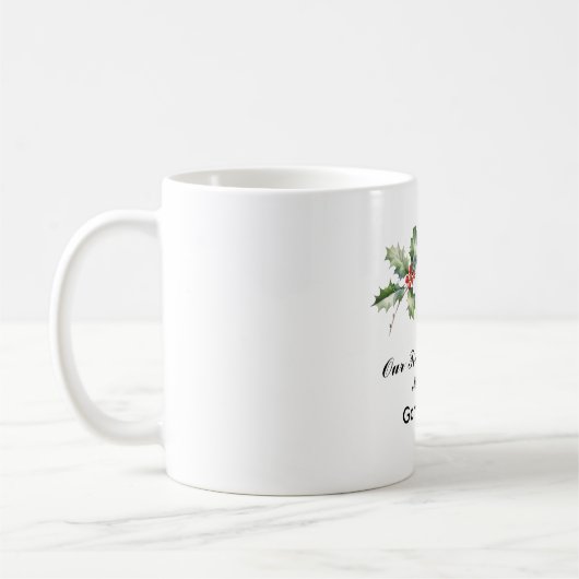 Personalisiert 1. Weihnachtsfest Verheiratet Keepa Kaffeetasse (Links)