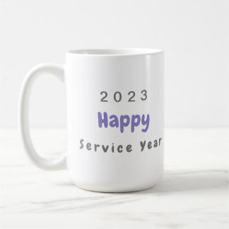 Personalisiert 2023 Happy Service Tasse
