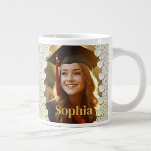 Personalisiert 2024 Abschluss Fotos Geschenke für Jumbo-Tasse