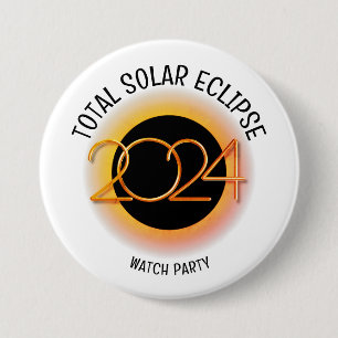 Personalisiert 2024 INSGESAMT SOLAR ECLIPSE Button