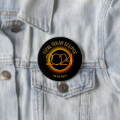 Personalisiert 2024 INSGESAMT SOLAR ECLIPSE Button (Beispiel)