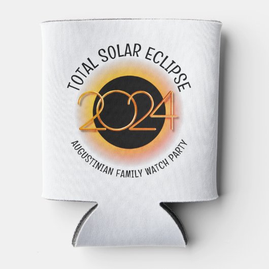 Personalisiert 2024 INSGESAMT SOLAR ECLIPSE Dosenkühler (Vorderseite)