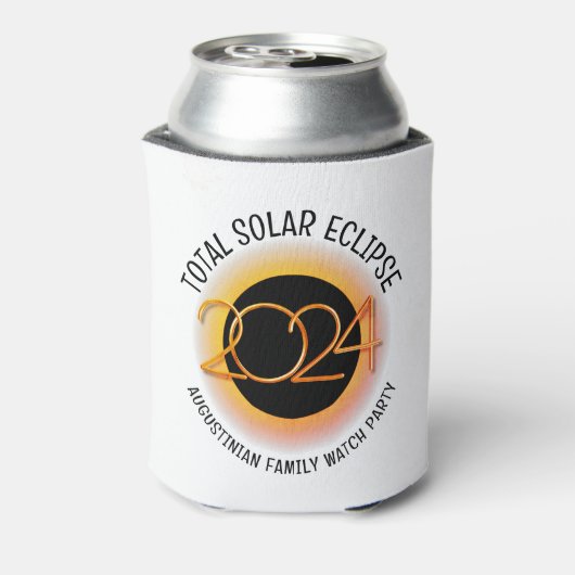Personalisiert 2024 INSGESAMT SOLAR ECLIPSE Dosenkühler (Kanne Rückseite)