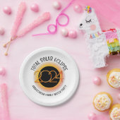 Personalisiert 2024 INSGESAMT SOLAR ECLIPSE Pappteller (Party)