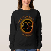 Personalisiert 2024 INSGESAMT SOLAR ECLIPSE Sweatshirt (Vorderseite)