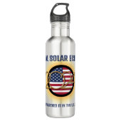 Personalisiert 2024 INSGESAMT SOLAR ECLIPSE USA Edelstahlflasche (Vorderseite)