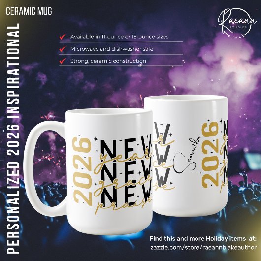 Personalisiert 2026 Inspirational und Spirituell Kaffeetasse