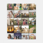 Personalisiert 20 Fotomaterial Fleecedecke (Vorderseite)