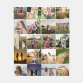 Personalisiert 20 Fotomaterial Fleecedecke (Vorderseite)