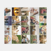 Personalisiert 20 Fotomaterial Fleecedecke (Vorderseite (Horizontal))