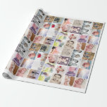 Personalisiert 20 Fotomaterial Geschenkpapier<br><div class="desc">20 Foto Collage anpassbare Geschenkpapier können Sie Ihre eigenen Fotos zu .. personalisierte Packpapier Rolle von Ricaso - mit Räumen für Ihre eigenen Fotografien entworfen.</div>