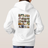 Personalisiert 20 Fotomaterial Hoodie (Rückseite)