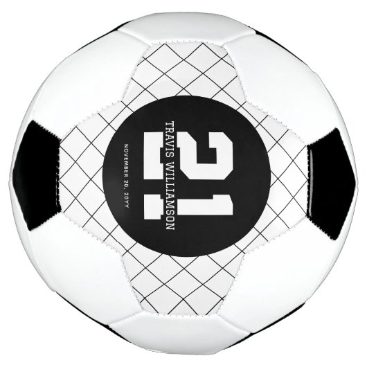 Personalisiert 21. Geburtstag Fußball (Gedreht)
